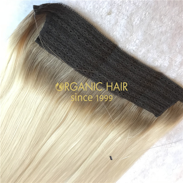 Ombre #8/60 color human halo hair on sale x115